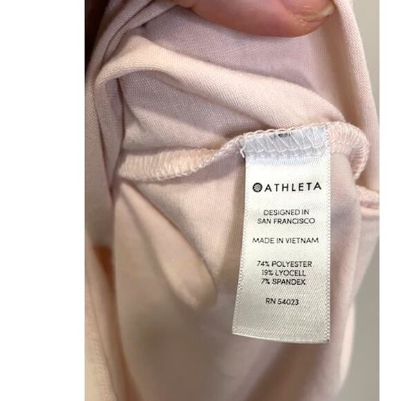 Athleta Essence Open Back Tank Sleeveless Top  Pink Womens Small XXS - Picture 5 of 6